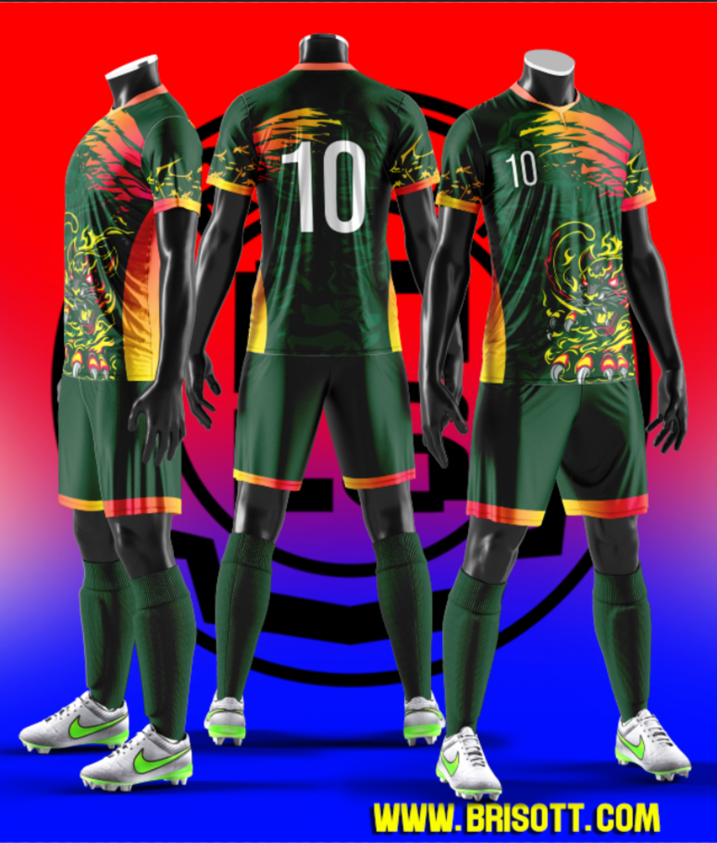 Mockup tiger green